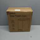 Cesun Small Bathroom Trash Can with Lid Soft Close, Step Pedal, 6 Liter / 1.6 Gallon Stainless Steel Garbage Can with Removable Inner Bucket, Anti-Fingerprint Finish (Matt Black)