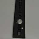 Waterproof Airtag Cat Collar, Breakaway Cat Airtag Collar with Luminous & Reflective Fish Pattern, Lightweight Kitten Collars for Apple Air tag, Hidden GPS Tracker Holder for Cats, Kittens(9-13") (Classic Black)