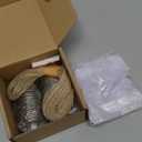 YumSur Western Themed Shot Glasses Set, Stainless Steel Cowboy Shot Glasses with Thank You Cards and Organza Bags, 24 pcs Cowboy Props Party Supplies