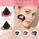 Disposable Applicators Kit With Makeup Puff, Mixing Palette, Artist Supplies, Accessories, Mascara Wands, Lip Brushes, Hair Clips, Powder Puffs for Face With Storage Box
