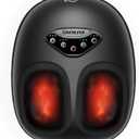 Snailax Shiatsu Foot Massager with Heat, Rolling Compression Feet Massager Machine for Plantar Fasciitis Neuropathy, Gifts for Her,Him Fits Size up to 14 Multiple Modes (Black)