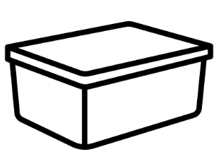 Clear Plastic Underbed Storage Box Container with Snap-On Lidded Organizer