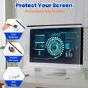 Blue Light Blocking Screen Protector for 32" 16:9 Computer Monitors, Removable Hanging Design Blue Light Filter, HD Screen Protector Width X Height Is 28.7"X 17.7"(730mm X 430mm)