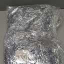 25 Feet Christmas Foil Fringe Garland Metallic Tassle Banner Wall Hanging Tinsel Streamers Backdrop for Parade Floats, Thanksgiving, Birthday, Halloween Party Decorations(4" x 25', Silver)