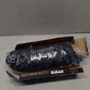 18x18 Throw Pillow Covers Set of 2, Decorative Faux Fur Covers for Bed, Couch Soft Fluffy Pillow Cover with Velvet Back for Living Room, Neutral Home Dcor Accent for Sofa - Black