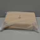 Chivertion 50 Pcs Greeting Card Storage Box Kraft Paper Box with PVC Transparent Window Greeting Card Envelope Applicable Bulk Frame Photo Storage Case Biscuit Applicable(5.39 x 7.36 x 1 Inch)