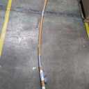 eatelle Frameless Shower Door Side Seal Strip for 3/8 Inch (10mm) Glass, Vertical Polycarbonate H-Jamb 180 Degree 78" Long