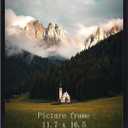 Giftgarden A3 Picture Frame Black, 11.7x16.5 Inch Thin Photo Frame for Wall Tabletop Display, Single