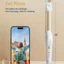 Europe Travel Curling Iron Mini: Dual Voltage Curling Iron for Traveling - Mini Travel Curling Irons 1 Inch with US Plug,Gold 450 for Thick/Coarse Short Hair