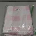 DriftAway Buffalo Plaid Check Curtains Blackout Room Darkening Thermal Insulated Pink and White Buffalo Checkered Window Drapes for Farmhouse Bedroom Living Room Grommet Curtain 2 Panels 84 Inch Long