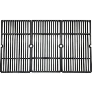 Parts DC113 Cast Iron Cooking grid Replacement for Charbroil 463247209, 463247310, 463248208, 463224912, 463231711, for Cuisinart, Tuscany Gas Grill, set of 3, 18 1/8" x 30" Total