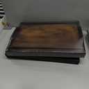 2 Pack Bed Tray Table Breakfast Trays Serving Tray Bamboo Bed Laptap Floding Legs with Handles and Phone Holders