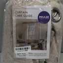 MIULEE 100% Blackout Linen Textured Curtains for Bedroom Solid Thermal Insulated Natural Beige Grommet Room Darkening Curtains & Drapes Luxury Decor for Living Room Nursery 52 x 84 Inch (2 Panels)