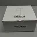 KDG Wireless Wall Sconces Set of 2, Small Cordless 5200mAh Rechargeable Battery LED Wall Lamps, Stepless Dimming Lightings for Wall Painting, Living Room, Bedroom, Hallway, Gifts, Night Light (Black) ((Small) L4.5  H13  D6.5 inch)