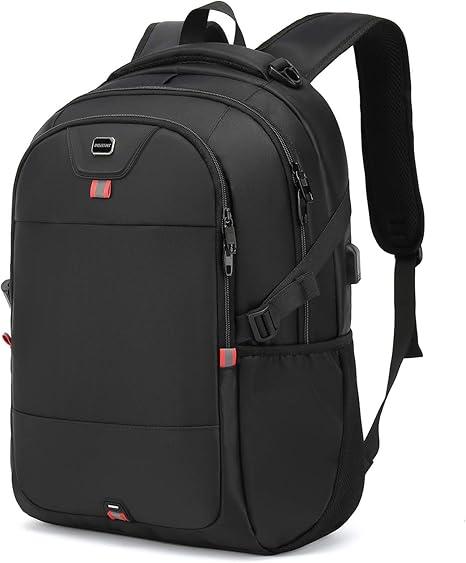 INSAVANT Laptop Backpack 15.6 Inch Water Resistant Backpacks Durable College Travel Daypack Anti Theft with USB Charging Port Best Gift for Men Women (15.6 Inch, Purple)