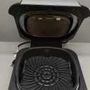 Ninja EG201 Foodi 6-in-1 Indoor Grill with Air Fry, Roast, Bake, Broil, & Dehydrate, 2nd Generation, Dishwasher Safe, Black/Silver