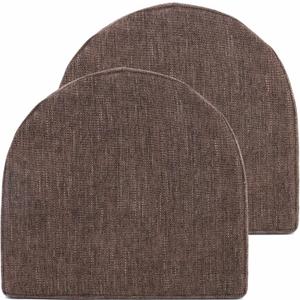 Chair Cushions: Premium High-Density Memory Foam Seat Cushion for Office, Home, & Car - Ergonomic Design for Comfortable Sitting, Relieves Pain & Tailbone Pressure with Non-Slip Bottom, 2 Pack, Coffee (Chocolate Brown)