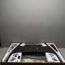 FAHKNS Mobile TV Cart - Rolling TV Stand with Adjustable ShelfPortable Mobile TV Stand for 32-75 Inch TVs132 LBS Weight Capacity Suitable for Living Room/Bedroom/Office