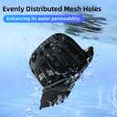 Silicone Hat Washer Cage Hat Cleaner for Baseball Caps, Rust-Proof & Shape-Saving Design,Ball Cap Washer Fit for Adults and Kids Hats Shaper,Flexible and durableCap holder,Black