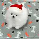 Outdoor Dog Mat, Portable, Waterproof, Washable, Large Size Roll Up Travel Camping Pet Bed (XL)