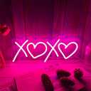 Neon Sign for Wall Decor Bedroom Birthday Party Gift Boyfriend Girlfriend Lover Teens Kids Room USB Operated Led Light Sign,Pink 16 x 6.3 Inch