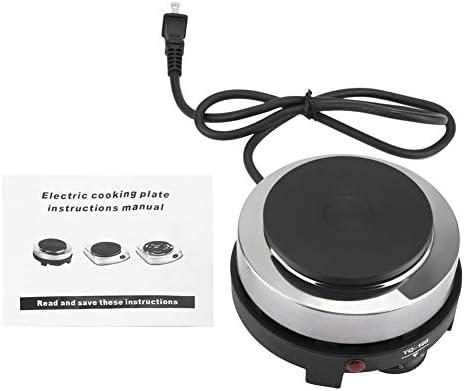 Watris Veiyi Small Electric Hot Plate, 500W Mini Hot Plate Electric Stove, Portable Electric Burner for Office Home Kitchen (US Plug 110V)