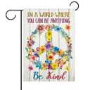 7 x Terkki Welcome Mushroom Decorative Garden Flag, Spring Summer Plant