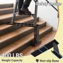 Ladder Extender Extra-Long, Heavy Duty Ladder Leveler | 400LBS Weight Capacity | 20.5" - 36.2" Adjustable Length & 13.1-19.3 Height Range, Fit for Single Ladders & Extension Ladders