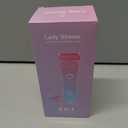 Bikini Trimmer for Women, Electric Razors with Removable Head, 2 in 1 Wet & Dry Painless Body Shaver, Pubic Hair Trimmer for Women, Replaceable Lady Razor for Leg Arm Underarm Bikini Area (Pink)