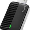 MoKo Wireless CarPlay Adapter for Apple iPhone (2025 Upgraded), Mini Car Play Adapter for iOS 10+ & Cars with Apple CarPlay, Wired Car Play to Wireless, Fast Response Stable Control No Delay (Black/Gray)