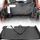 Soft Top Window Storage Bag Fits for 2007-2023 Jeep Wrangler Accessories JK JKU JL JLU Unlimited Sports Sahara Freedom Rubicon 2/4 Doors, Waterproof and Wear-Resistant