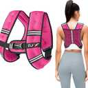 FUFF Weighted Vest 5lb Weights with Reflective Stripe, Weighted Vest for Men Women Strength Training Running Walking Jogging