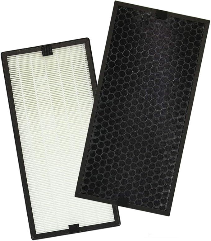 PUREBURG Replacement HEPA Filter Kit Compatible with Rowenta Intense Pure AIR XL Air Piurifiers PU60XX Series PU6010 PU6015 PU6020 PU6025 PU6040 PU6045 Part # XD6077U0 XD6061 XD6066