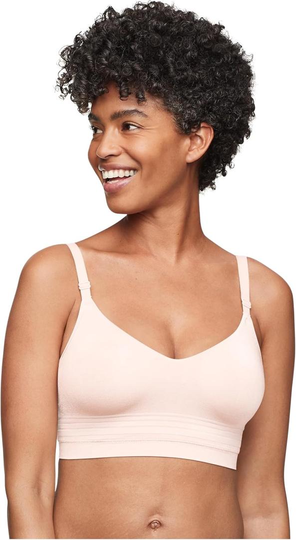 Warner's Women's Easy Does It Allover Smoothing Seamless Longline Bra Rm5501a (Medium)