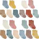 Little Me unisex baby Muted Colors 20 Pack Socks, Multi, 0-24 Months US