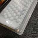 WIBIMEN Ice Cube Tray with Lid and Bin - Round Ice Trays for Freezer with Lid - Ice Cube Trays for Freezer with Ice Container (0.8"-2PACK Blue)