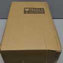 2 Gallon Glass Beverage Dispenser with Stand and Lid, 18/8 Stainless Steel Spigot - Glass Drink Dispensers for Parties - Mason Jar Drink Dispensers with Lids