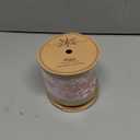 Ribbli Light Pink Velvet Wired Ribbon with Glitter Edge 4 Inch Christmas Ribbon for Tree Gift Wrapping Wreaths Garland Topper Bows Crafts Home Decor -10 Yards