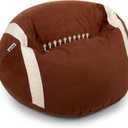 Big Joe Sports Ball Child-Sized Bean Bag Chair, Football Plush, Soft Polyester, 2.5 feet (Single)