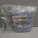 Genina 100% Waterproof Dining Room Chair Covers Set of 2 Stretch Kitchen Chair Covers Parsons Chair Slipcovers for Dining Room Chair Protector Cover, Removable, Washable (Leaf Pattern-Light Blue) (Regular-2 Pack)