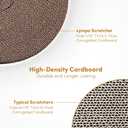 24 Inch Wall Mounted Cardboard Scratcher (Pack of 2)