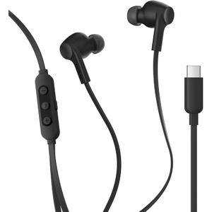 Belkin SoundForm Active Noise Cancelling Earbuds Wired with USB C Connector, IPX5-Rated, in-Ear Earphones w/Microphone for iPhone 17/16/15, iPad mini, Galaxy S25, Google Pixel 10, & More - Black