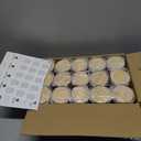 8 OZ Thick Candle Jars for Making Candles 15 Pcs, Clear Empty Jars with Wood Lids for Candle Making, Sample Container