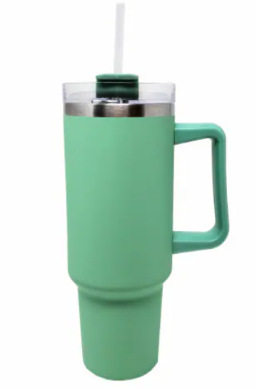 Vessel Stainless Steel Tumbler with Handle - Green