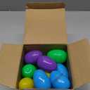 Shappy 24 Pcs Easter Bunny Stress Relief Balls 6 Color Slow Rising Maltose Filling Fidget Toys for Adults Small Therapy Fidget Relief Toys for Easter Basket Stuffers Gifts Party Favor