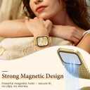 Metal Magnetic Band and Case Compatible with Apple Watch 38mm 40mm 41mm 42mm 44mm 45mm 46mm, Stainless Steel Milanese Mesh Loop Strap with Cover for iWatch Series 11 10 9 8 7 6 5 4 3 2 1 SE