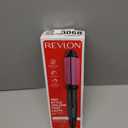 REVLON Silicone Bristle Heated Hair Styling Brush | Fast, Long Lasting Volume for Easy Styling | 1" Barrel for Full Body and Smooth Styles (Black/Pink)