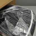 EUHOMY Nugget Ice Maker Countertop with Handle, Ready in 6 Mins, 34lbs Per Day, Removable Top Cover, Auto-Cleaning, Portable Sonic Ice Maker with Basket and Scoop, for Home/Party/RV/Camping (Black)