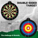 Dart Board - 12pcs Magnetic Darts - Excellent Indoor Game and Party Games - Gifts for 5 6 7 8 9 10 11 12 Year Old Boy Kids