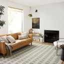 Loloi Angela Rose Colton Collection CON-03 Ivory/Sage 7'-6'' x 9'-6'', .38" Pile Height, Area Rug